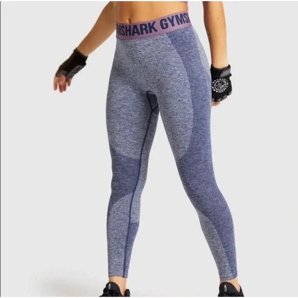 Gymshark Flex Seamless Leggings Purple Marl Small